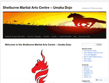 Tablet Screenshot of firehorsedojo.wordpress.com