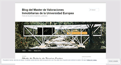 Desktop Screenshot of mastervaloracionesblog.wordpress.com