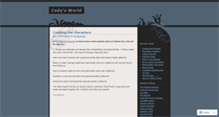 Desktop Screenshot of codyk22.wordpress.com