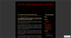 Desktop Screenshot of angeltoledano.wordpress.com