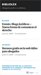 Mobile Screenshot of bibliolex.wordpress.com
