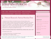Tablet Screenshot of josephinepurich.wordpress.com
