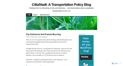 Desktop Screenshot of cittastadt.wordpress.com