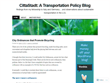 Tablet Screenshot of cittastadt.wordpress.com