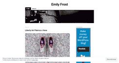 Desktop Screenshot of emilyfrostfashion.wordpress.com