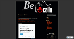 Desktop Screenshot of belocally.wordpress.com