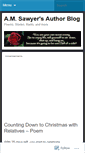 Mobile Screenshot of amsawyerauthor.wordpress.com