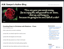 Tablet Screenshot of amsawyerauthor.wordpress.com