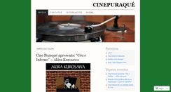 Desktop Screenshot of cinepuraque.wordpress.com