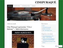 Tablet Screenshot of cinepuraque.wordpress.com