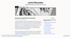 Desktop Screenshot of lostinrecursion.wordpress.com