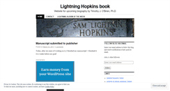 Desktop Screenshot of lightninghopkins.wordpress.com