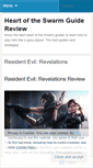 Mobile Screenshot of heartoftheswarmguides.wordpress.com