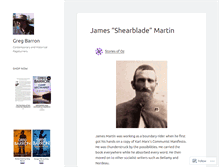 Tablet Screenshot of gregbarron.wordpress.com