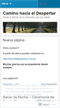 Mobile Screenshot of haciaeldespertar.wordpress.com