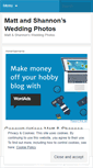 Mobile Screenshot of mattandshannon.wordpress.com
