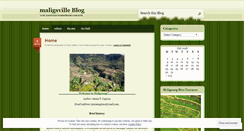 Desktop Screenshot of maligsville.wordpress.com