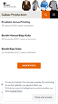 Mobile Screenshot of gabanproduction.wordpress.com