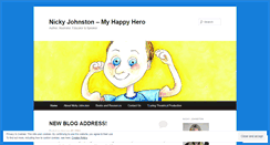 Desktop Screenshot of myhappyhero.wordpress.com