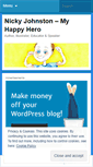 Mobile Screenshot of myhappyhero.wordpress.com
