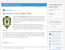 Tablet Screenshot of jatunyachayw.wordpress.com
