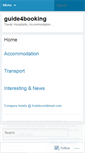 Mobile Screenshot of guide4booking.wordpress.com