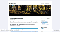 Desktop Screenshot of laloyjaneth.wordpress.com