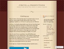 Tablet Screenshot of circus13.wordpress.com