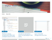 Tablet Screenshot of izqfly.wordpress.com