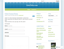 Tablet Screenshot of blogkotatahu.wordpress.com