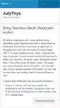 Mobile Screenshot of july7nyc.wordpress.com