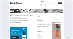 Desktop Screenshot of bikestyleblog.wordpress.com