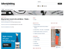Tablet Screenshot of bikestyleblog.wordpress.com