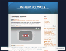 Tablet Screenshot of bluebanshee.wordpress.com