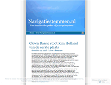 Tablet Screenshot of navigatiestemmen.wordpress.com