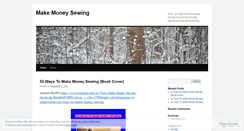 Desktop Screenshot of makemoneysewing.wordpress.com