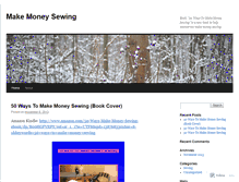 Tablet Screenshot of makemoneysewing.wordpress.com