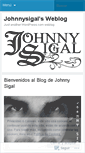 Mobile Screenshot of johnnysigal.wordpress.com