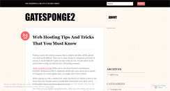 Desktop Screenshot of gatesponge2.wordpress.com