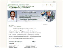 Tablet Screenshot of damodarreddy.wordpress.com