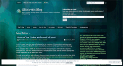 Desktop Screenshot of glitnir76.wordpress.com
