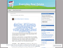 Tablet Screenshot of everydayrealestate.wordpress.com