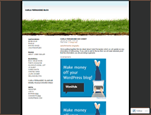 Tablet Screenshot of carlafernandez.wordpress.com