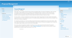 Desktop Screenshot of businessproposaltips.wordpress.com