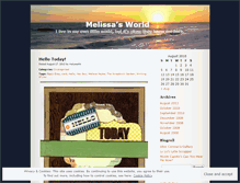 Tablet Screenshot of melissapapke.wordpress.com