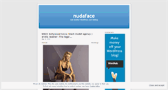 Desktop Screenshot of nudaface.wordpress.com