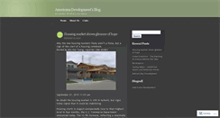 Desktop Screenshot of americanadevelopment.wordpress.com