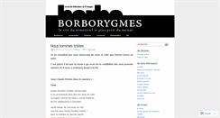 Desktop Screenshot of borborygmes.wordpress.com