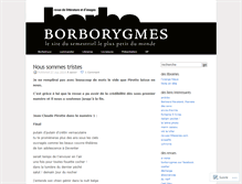 Tablet Screenshot of borborygmes.wordpress.com