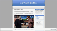 Desktop Screenshot of liveoutsidethelines.wordpress.com